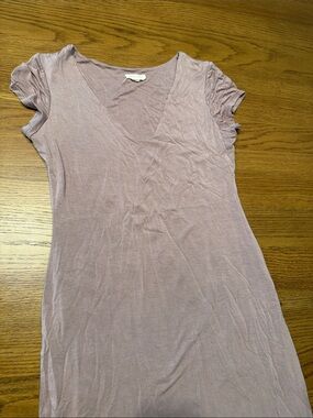 See You Monday  V-Neck stretch Maxi Dress